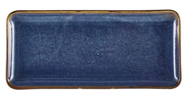 Terra Aqua Blue Rectangular Platter 300mm (6)